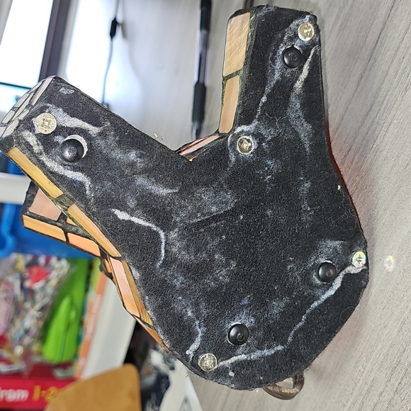 Vintage Tiffany Style Teddy Bear Lamp - Picture 5 of 7